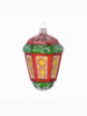 Grande lanterne décoration sapin verre soufflé