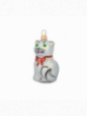 Chat décoration sapin verre soufflé