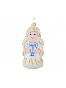 Ange décoration sapin verre soufflé