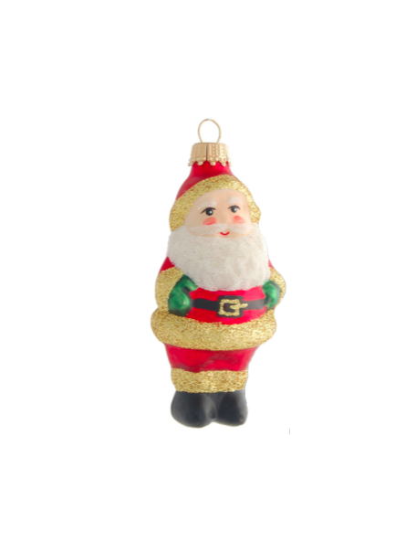 Père-Noël décoration sapin verre soufflé