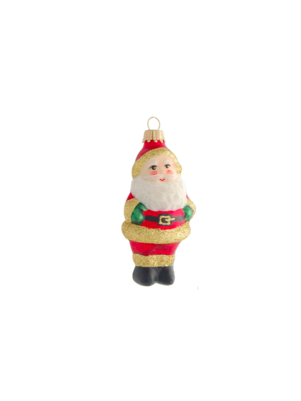 Père-Noël décoration sapin verre soufflé