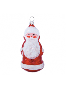 Père-Noël rouge décoration sapin verre soufflé
