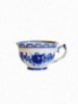 Tasse à thé en porcelaine motif fleurs