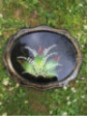 Grand plateau de service aux brins de muguet