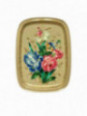 Plateau beige Bouquet d’iris